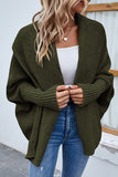 Sweter z dzianiny Poncho Cardigan