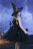 Załaduj obraz do przeglądarki galerii, Czarny tiul A-Line Halloween Dress Set
