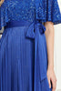 Załaduj obraz do przeglądarki galerii, Cekiny z dekoltem w serek Royal Blue Suknia dla panny młodej
