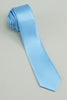 Załaduj obraz do przeglądarki galerii, Niebieski Solidny Krawat Dla Mężczyzn