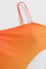 Załaduj obraz do przeglądarki galerii, Wysoki Stan Pomarańczowy Jednoczęściowy Strój Kąpielowy Z Wycięciem