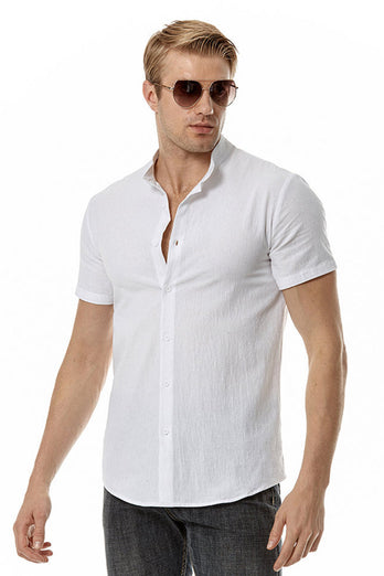 Casual letnia koszula z krótkim rękawem dla mężczyzn