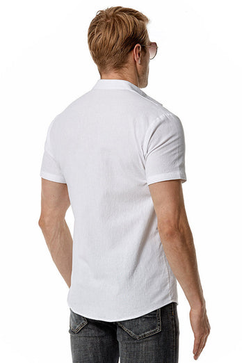 Casual letnia koszula z krótkim rękawem dla mężczyzn