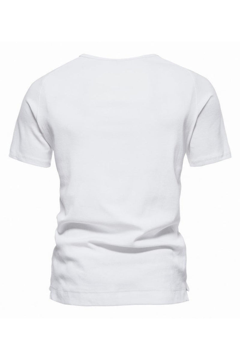 Załaduj obraz do przeglądarki galerii, Guziki Lato z krótkim rękawem Casual T-shirt męski