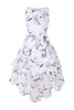 Załaduj obraz do przeglądarki galerii, Drukowana warstwowa sukienka w stylu retro