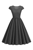 Sukienka Polka Dots Swing 1950s