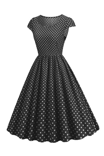 Sukienka Polka Dots Swing 1950s