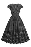 Sukienka Polka Dots Swing 1950s