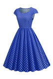 Sukienka Polka Dots Swing 1950s