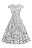 Sukienka Polka Dots Swing 1950s