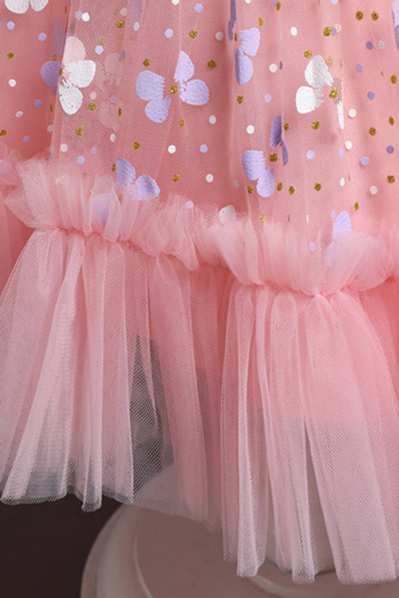 Załaduj obraz do przeglądarki galerii, łódka Dekolt Różowa Sukienka Na Imprezę Z Aplikacjami