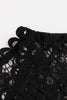 Załaduj obraz do przeglądarki galerii, Czarna Sukienka W Stylu Lat 50 z Koronką Bez Rękawów
