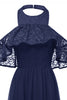 Załaduj obraz do przeglądarki galerii, Bordowa Tiulowa Sukienka Vintage Z Koronką