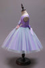 Załaduj obraz do przeglądarki galerii, Linia Blue Bowknot Girls sukienki z aplikacjami