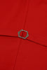 Załaduj obraz do przeglądarki galerii, Czerwona jednorzędowa szalowa kamizelka Lapel Men&#39;s Suit