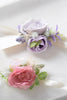 Załaduj obraz do przeglądarki galerii, Róż kwiatowy Gorset Corsage na ślub