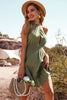 Załaduj obraz do przeglądarki galerii, Zielona Sukienki Letnie Boho Bez Pleców