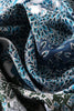 Załaduj obraz do przeglądarki galerii, Niebieskie liście Drukowany kwadratowy szalik