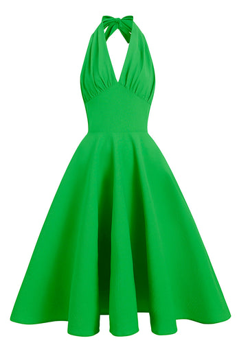 Zielona Sukienka Pin Up Lata 50