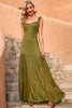 Załaduj obraz do przeglądarki galerii, Zielona Sukienka Boho Maxi Na Lato Koronkowe