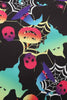 Załaduj obraz do przeglądarki galerii, V-Neck Długi rękaw Halloween Skull Print Vintage Dress