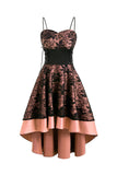 Blush Lace Sukienka na Halloween High-low