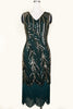 Załaduj obraz do przeglądarki galerii, Cekinowa wielka sukienka Gatsby&#39;ego z frędzlami