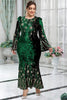 Załaduj obraz do przeglądarki galerii, Plus Size Sparkly Velvet Mother of the Bride Dress