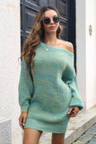 Coffee Mini Knitted Sweater Dress (Pasek nie jest wliczony w cenę)