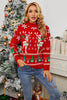 Załaduj obraz do przeglądarki galerii, Bluza Świąteczna z Długim Rękawem Fawn Jacquard Christmas