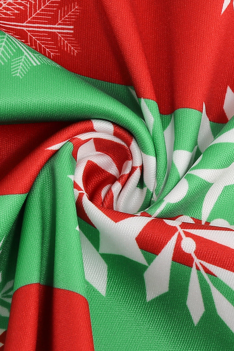 Załaduj obraz do przeglądarki galerii, Zielona świąteczna sukienka VIntage z dekoltem w serek