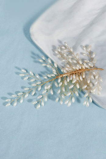 Srebrna perła Bridal Hair Clip