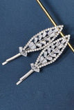 Rhinestone Leaf Bangs Side Hair Clip