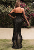 Załaduj obraz do przeglądarki galerii, Błyszcząca Czarne Syrenka Sukienki Na Impreze