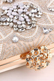 Torebka Champagne Rhinestone Pearl Party