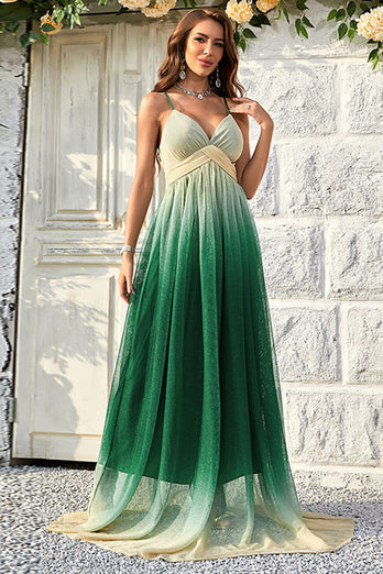 Zielona Cienkich Ramiączkach Sukienki Na Studniówke