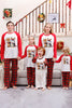 Załaduj obraz do przeglądarki galerii, Pasująca Rodzinna Świąteczna Czerwona Piżama W Kratę