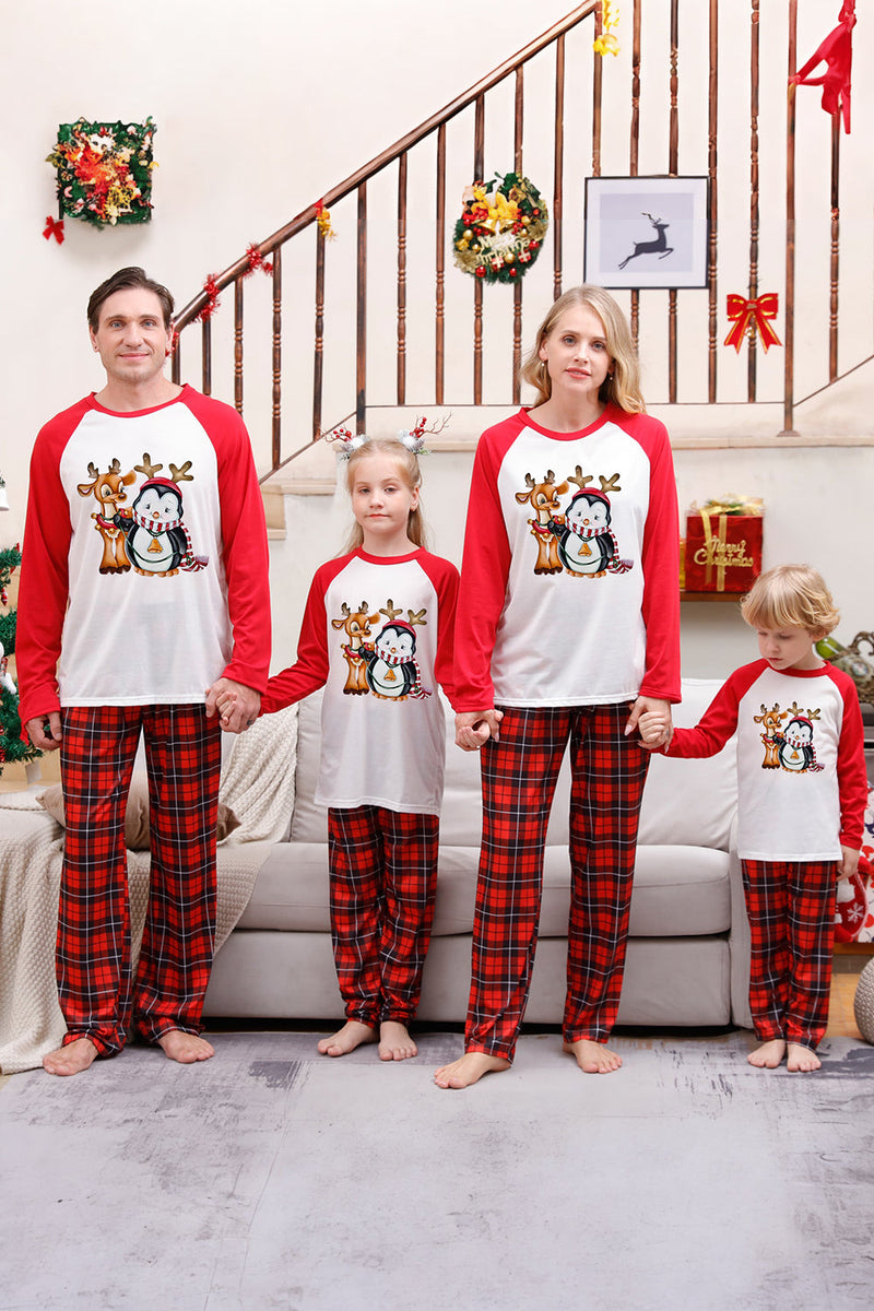 Załaduj obraz do przeglądarki galerii, Pasująca Rodzinna Świąteczna Czerwona Piżama W Kratę