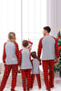 Załaduj obraz do przeglądarki galerii, Drukuj Rodzinną Piżamę Świąteczną W Czerwoną Kratę