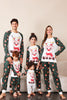 Załaduj obraz do przeglądarki galerii, Ciemnozielony Jeleń Świąteczny Rodzinny Komplet Piżam