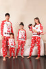 Załaduj obraz do przeglądarki galerii, Rodzinna Świąteczna Piżama Z Nadrukiem Czerwonego Jelenia