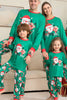 Załaduj obraz do przeglądarki galerii, Zielony Święty Mikołaj i Jeleń Świąteczny Rodzinny Zestaw Piżam