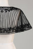 Załaduj obraz do przeglądarki galerii, Black Beaded Glitter 1920s Cape dla kobiet