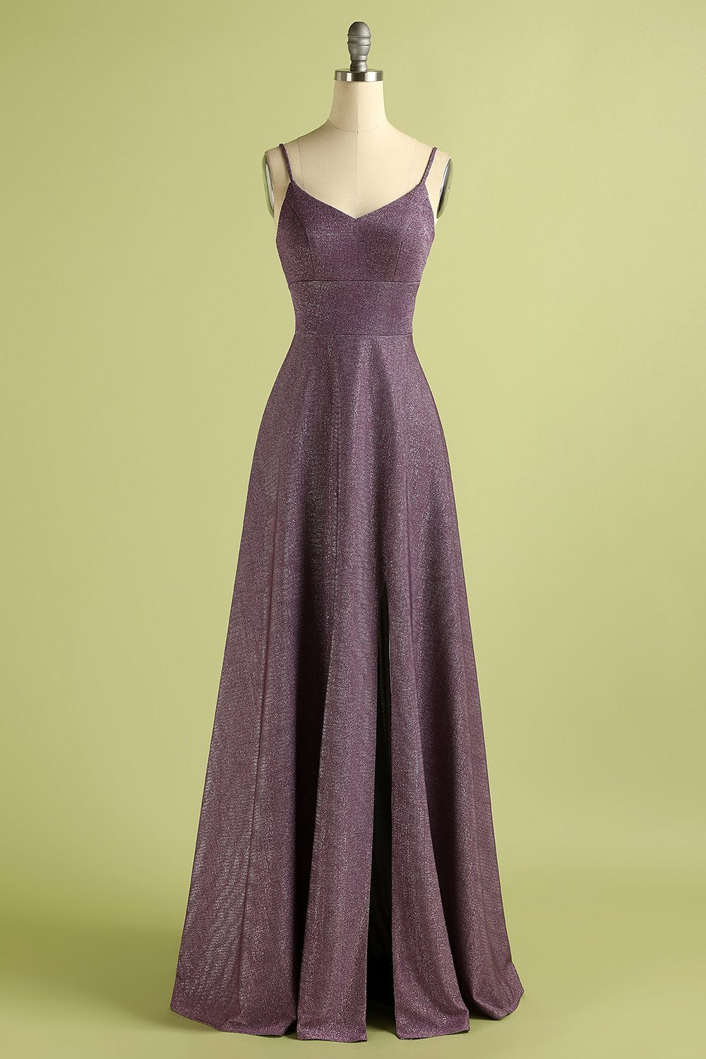 Fioletowe Długie Cienkich Ramiączkach Sukienki Na Studniówke
