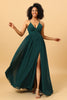Załaduj obraz do przeglądarki galerii, Szyfonowe Zielona Cienkich Ramiączkach Sukienka Dla Druhny