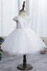 Załaduj obraz do przeglądarki galerii, Biała Sukienki Dziewczęce z Koronką