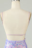 Załaduj obraz do przeglądarki galerii, Sparkly Purple Scein Bez pleców Krótka krótka sukienka Homecoming