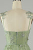 Załaduj obraz do przeglądarki galerii, Zielony Długa Tiulowa Sukienka Na Studniówkę Z Motylami 3D