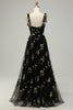Załaduj obraz do przeglądarki galerii, Szaroniebieska Długa Sukienka Na Studniówkę z Haftem