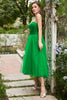 Załaduj obraz do przeglądarki galerii, Zielona Tiulowa Sukienki Na Studniówke z Falbanami